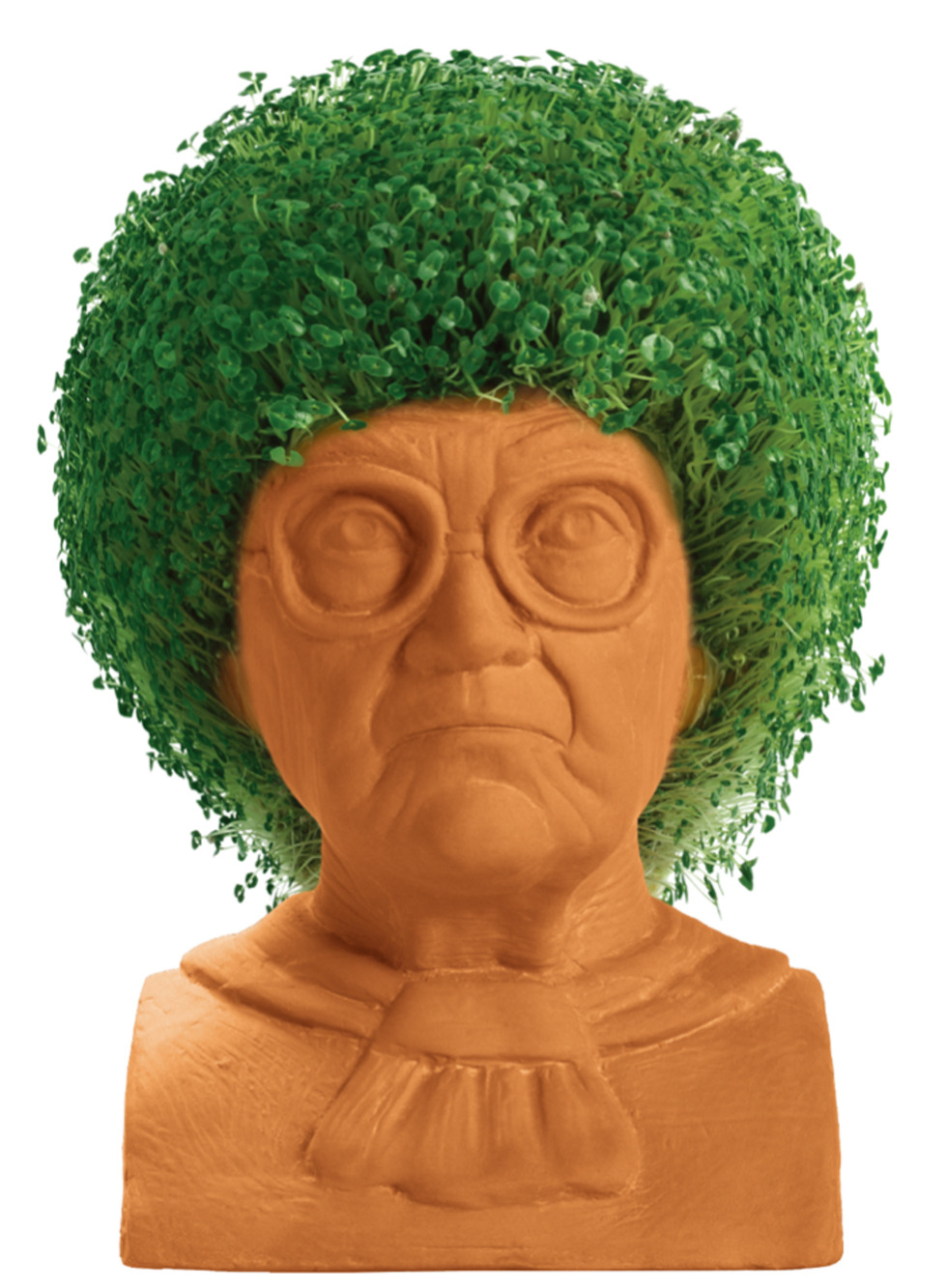 Chia Pet Golden Girls SOPHIA Decorative Planter Handmade Pottery Easy Grow NIB!!